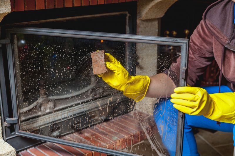 Cleaning Fireplace Glass